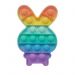 Push Pop Bubble - Rabbit Rainbow Design