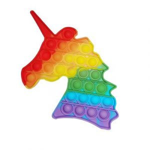 Push Pop Bubble - Unicorn Rainbow Design
