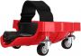 Rolling Knee Pad Universal Wheel Mobile Carpenter Kneeling - Red (a pair)
