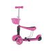 Scooter with Seat (Three Wheels) - Pink