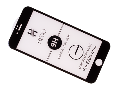 HF-39, H-SP4DBB02 - Screen Glass Protector HEDO 5D iPhone 6 Plus - black