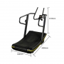 Self-propelled mechanical Adjustable Resistance Treadmill / Unpowered treadmill