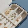 Single-layer jewelry storage box 16*11.5*5cm - navy blue