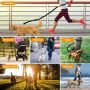 Smycz do biegania z psem + pas biodrowy