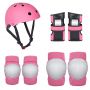 Sports protective gear set - pink S