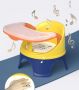 Strong Plastic Desk for Children - Yellow/Blue (Soft Cushion + Standard Plate)