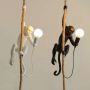 Stylowa lampa ścienna - małpka
