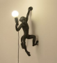 Stylowa lampa ścienna - małpka (lewa ręka)
