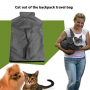 Torba do noszenia psa, kota / transporter — czarna