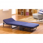 Triple portable folding bed (180*75*26cm)-Deep blue