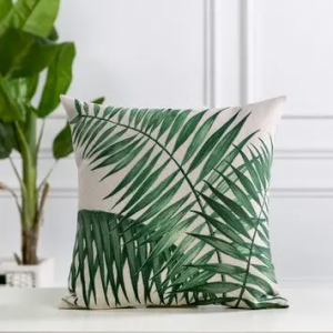Tropical green leaves Pillowcase - type C