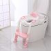 Upholstered children's toilet- Pink Color