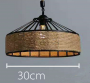 Vintage Industrial Iron Chain Ceiling Lamp- D30cm(without bulb)