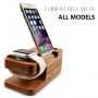 Wooden Apple Watch iPhone Bamboo Stand - ZM6127C