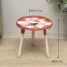 Wooden Coffe table 40cm - red