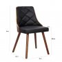Wooden comfortable dining chair (1 pair/set)