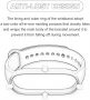 Xiaomi Mi Band rubber 5 belt - white