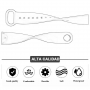 Xiaomi Mi Band rubber 5 belt - white
